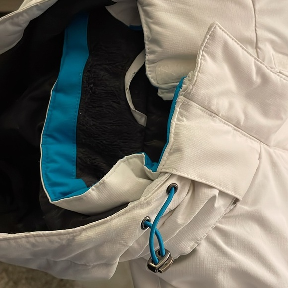 Zero Xposur white winter/ski zip up‎ jacket with removable hoodie, size M - Picture 13 of 14